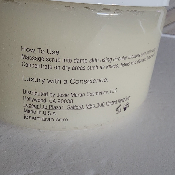 Josie Maran Luxury Size Argan Sugar Balm Body Scrub New Sealed - Picture 5 of 8